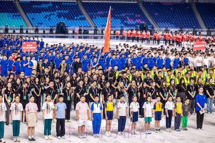 十五运会开幕式进入场内排练阶段 十五运会开幕式进入场内排练阶段